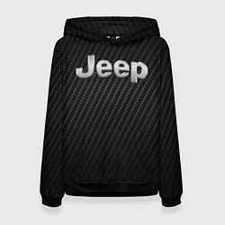 Толстовка-худи женская Jeep Z, цвет: 3D-черный
