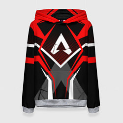 Толстовка-худи женская APEX, цвет: 3D-меланж