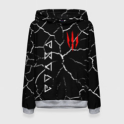 Толстовка-худи женская The Witcher, цвет: 3D-меланж