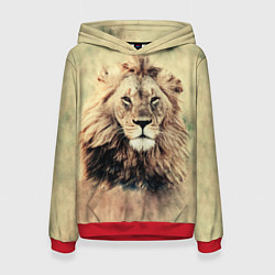 Толстовка-худи женская Lion King, цвет: 3D-красный