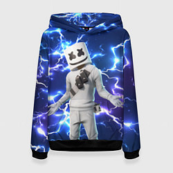 Толстовка-худи женская FORTNITE x MARSHMELLO, цвет: 3D-черный