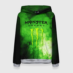 Толстовка-худи женская MONSTER ENERGY, цвет: 3D-меланж