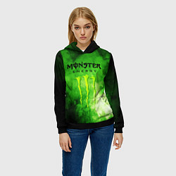 Толстовка-худи женская MONSTER ENERGY, цвет: 3D-черный — фото 2