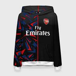 Толстовка-худи женская ARSENAL UNIFORM 2020, цвет: 3D-белый