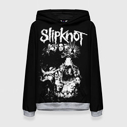 Толстовка-худи женская Slipknot, цвет: 3D-меланж