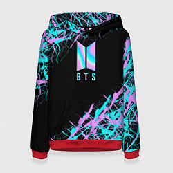 Толстовка-худи женская BTS, цвет: 3D-красный