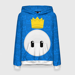 Толстовка-худи женская Fall guys, цвет: 3D-белый