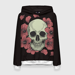Женская толстовка Skull in red 2