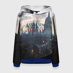 Толстовка-худи женская Assassin’s Creed Unity, цвет: 3D-синий