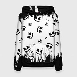 Толстовка-худи женская MARSHMELLO МАРШМЕЛЛОУ, цвет: 3D-черный