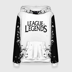 Толстовка-худи женская League of legends, цвет: 3D-белый