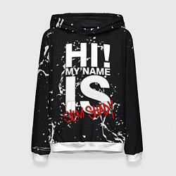 Толстовка-худи женская EMINEM, цвет: 3D-белый