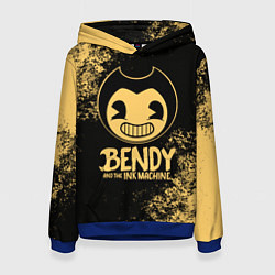 Толстовка-худи женская Bendy And The Ink Machine, цвет: 3D-синий