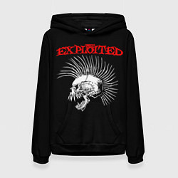 Толстовка-худи женская The Exploited, цвет: 3D-черный