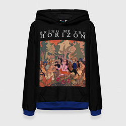 Толстовка-худи женская BRING ME THE HORIZON, цвет: 3D-синий
