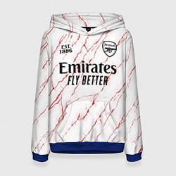 Толстовка-худи женская ARSENAL 2021 - ГОСТЕВАЯ, цвет: 3D-синий
