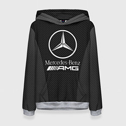 Толстовка-худи женская MERCEDES-BENZ, цвет: 3D-меланж