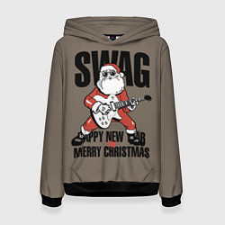 Толстовка-худи женская SWAG, цвет: 3D-черный