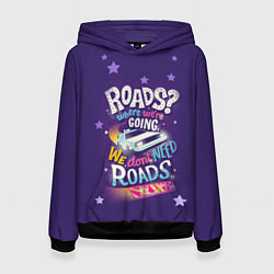 Толстовка-худи женская Back to the Future, цвет: 3D-черный