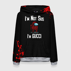 Толстовка-худи женская Among Us Gucci, цвет: 3D-меланж