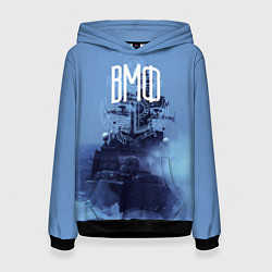 Толстовка-худи женская ВМФ, цвет: 3D-черный