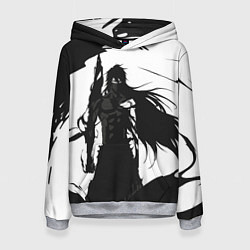 Толстовка-худи женская Bleach Блич, цвет: 3D-меланж
