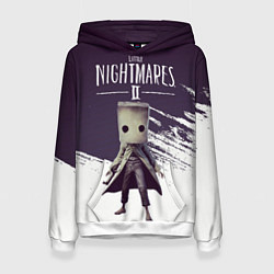 Толстовка-худи женская Mono, цвет: 3D-белый