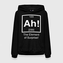 Толстовка-худи женская The Element of Surprise, цвет: 3D-черный