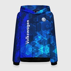 Толстовка-худи женская Volkswagen, цвет: 3D-черный