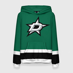 Толстовка-худи женская Даллас Старз Форма1, цвет: 3D-белый