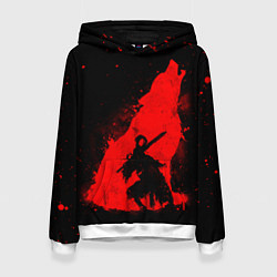 Толстовка-худи женская DARK SOULS ТЁМНЫЕ ДУШИ, цвет: 3D-белый