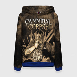 Толстовка-худи женская Cannibal Corpse, цвет: 3D-синий
