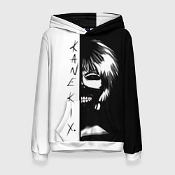 Толстовка-худи женская Kaneki X Tokyo Ghoul, цвет: 3D-белый