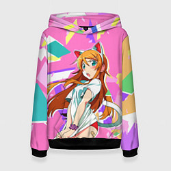 Толстовка-худи женская Kirino Kousaka, цвет: 3D-черный