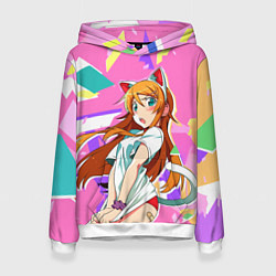 Толстовка-худи женская Kirino Kousaka, цвет: 3D-белый