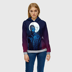 Толстовка-худи женская Джони, цвет: 3D-меланж — фото 2