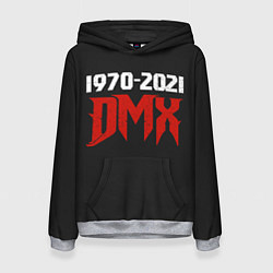 Толстовка-худи женская DMX 1970-2021, цвет: 3D-меланж