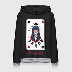 Женская толстовка Kakegurui Poker Face