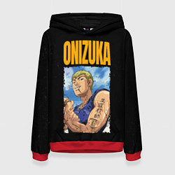 Толстовка-худи женская Onizuka, цвет: 3D-красный