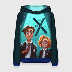 Женская толстовка Fox Mulder and Dana Scully