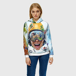 Толстовка-худи женская Riders Republic, цвет: 3D-белый — фото 2