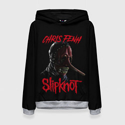 Толстовка-худи женская CHRIS FENH SLIPKNOT СЛИПКНОТ Z, цвет: 3D-меланж