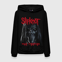 Толстовка-худи женская MICK THOMPSON SLIPKNOT СЛИПКНОТ Z, цвет: 3D-черный