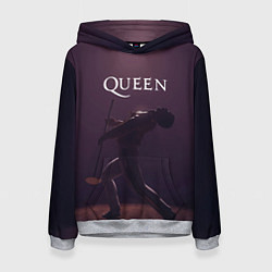 Толстовка-худи женская Freddie Mercury Queen Z, цвет: 3D-меланж