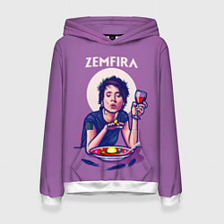 Женская толстовка ZEMFIRA арт ужин