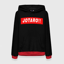 Толстовка-худи женская Jotaro!!, цвет: 3D-красный
