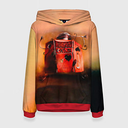 Толстовка-худи женская Агата Кристи OPIUM, цвет: 3D-красный