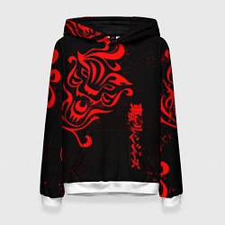 Толстовка-худи женская КАЗУТОРА ХАНЕМИЯ ВАЛЬХАЛЛА, цвет: 3D-белый