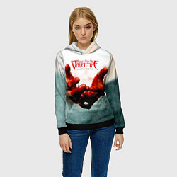 Толстовка-худи женская Temper Temper - Bullet For My Valentine, цвет: 3D-черный — фото 2