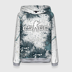 Толстовка-худи женская CS GO - Контра, цвет: 3D-меланж
